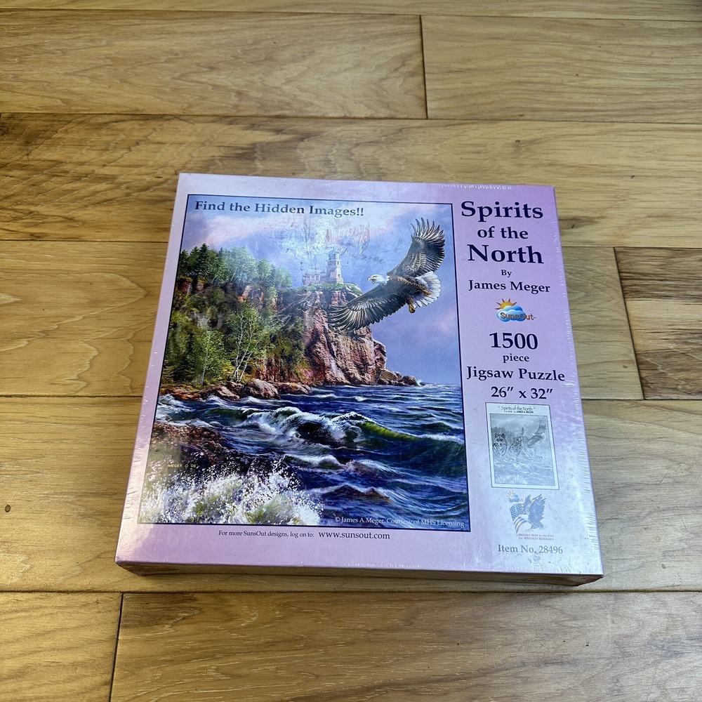 SunsOut 1500 Pc. Puzzle "Spirits Of The North By James Meger 26" x 32" - NIB